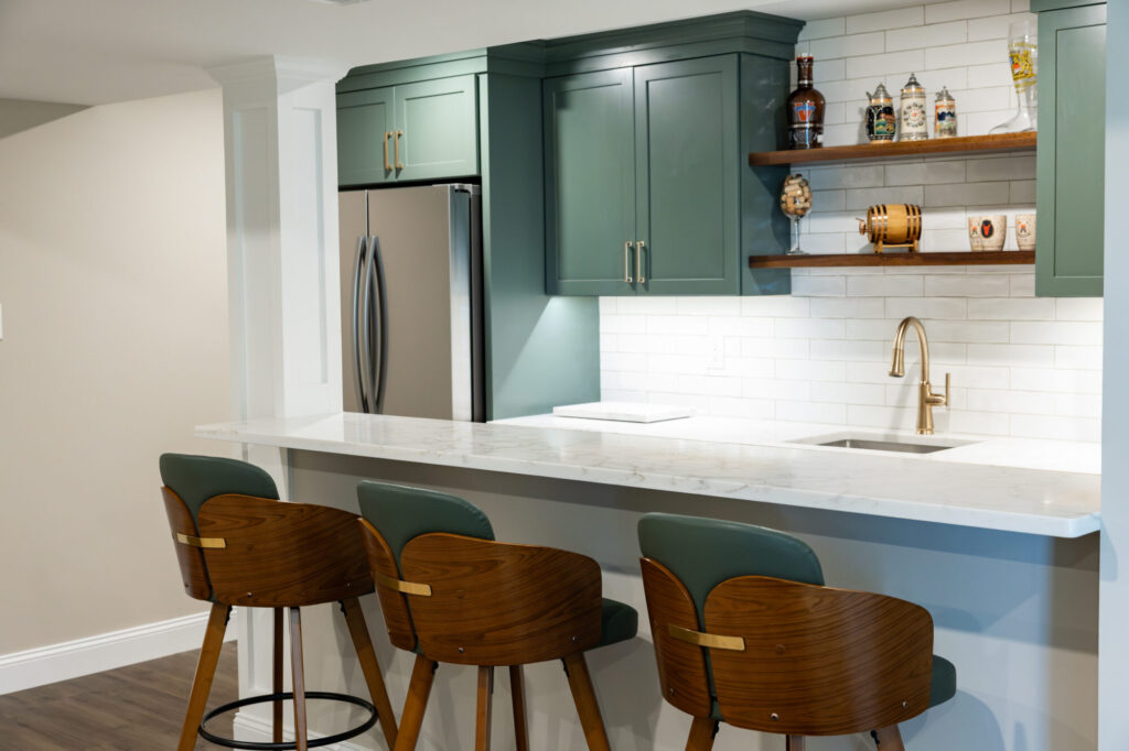 basement bar addition montgomery county pa