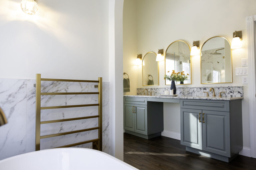 second floor master bathroom renovation