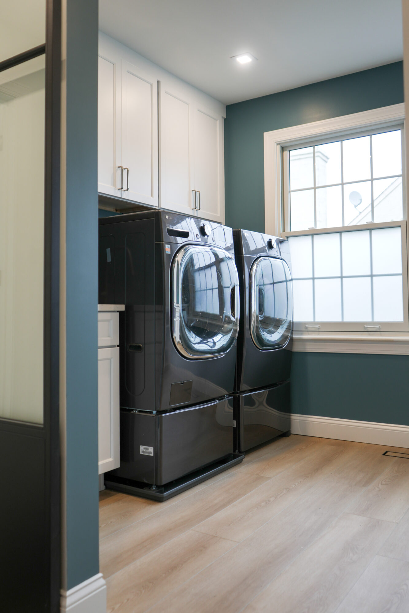 Upstairs Second Floor Laundry Room Renovation